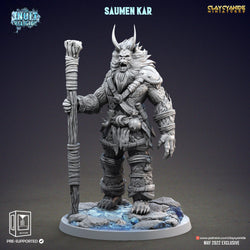 3D Printed Clay Cyanide Saumen Kar Inuit Religion Ragnarok D&D (Online Only)