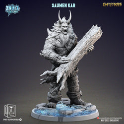 3D Printed Clay Cyanide Saumen Kar Inuit Religion Ragnarok D&D (Online Only)