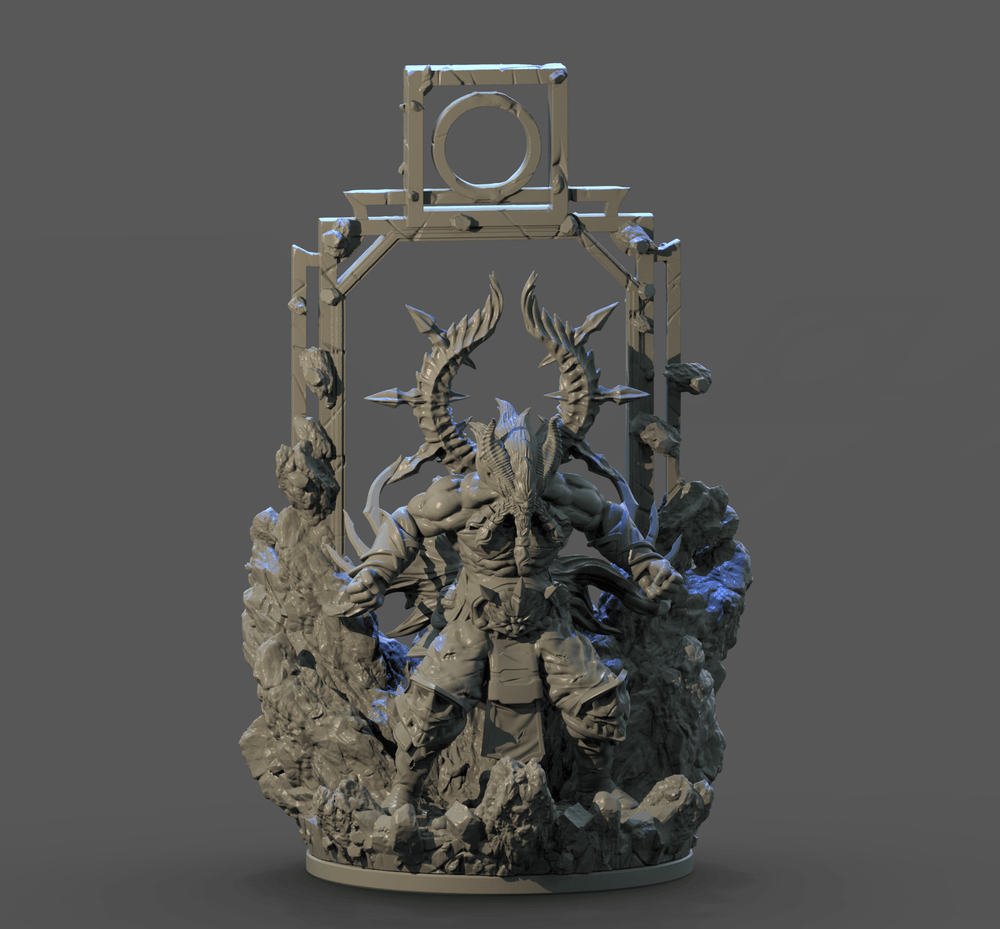 3D Printed Clay Cyanide Strength Tarot Ragnarok D&D (Online Only)