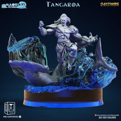 3D Printed Clay Cyanide Tangaroa Maori Mythos 28mm-32mm Ragnarok D&D (Online Only)