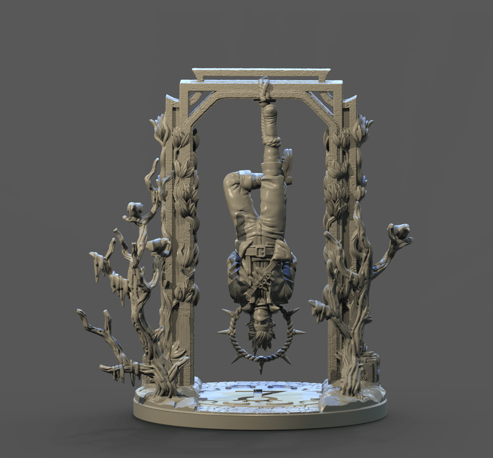 3D Printed Clay Cyanide The Hanged Man Tarot Ragnarok D&D (Online Only)