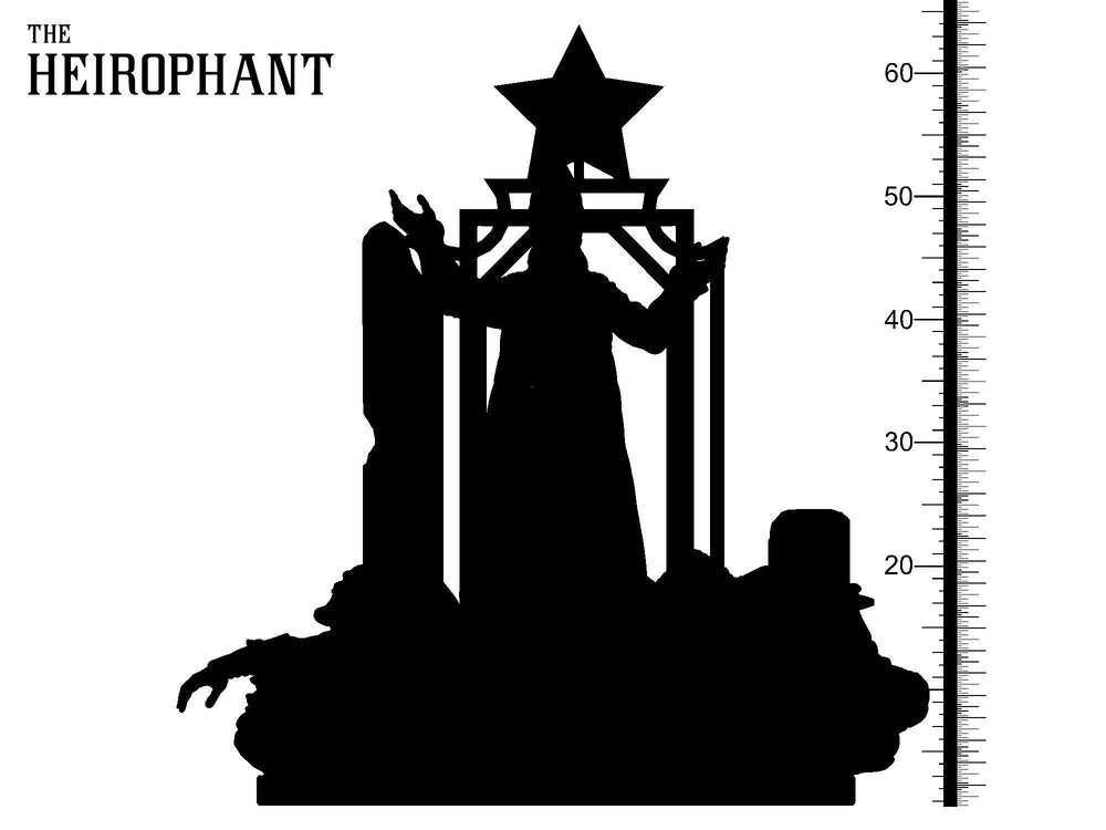 3D Printed Clay Cyanide The Heirophant Tarot Ragnarok D&D (Online Only)
