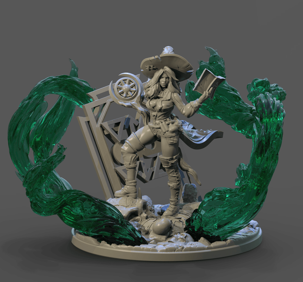 3D Printed Clay Cyanide The Magician Tarot Ragnarok D&D (Online Only)