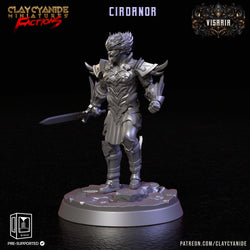 3D Printed Clay Cyanide Visarian Nobles Factions Ragnarok D&D (Online Only)