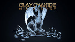 3D Printed Clay Cyanide White Runners Factions Tribes Ragnarok D&D (Online Only)