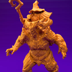 3D Printed Dwarf’s Army Nafarrate - Dwarf Wizard Ent Rider Set 28mm 32mm Ragnarok D&D (Online Only)