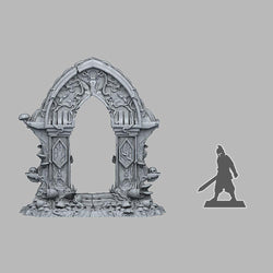3D Printed Fantastic Plants and Rocks Magic Forest Gate 28mm - 32mm D&D Wargaming (Online Only)