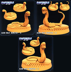 3D Printed Papsikels Alien Belly Bursters Set Aliens vs Humans 28mm 32mm (Online Only)
