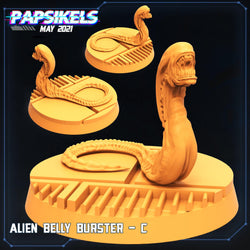 3D Printed Papsikels Alien Belly Bursters Set Aliens vs Humans 28mm 32mm (Online Only)