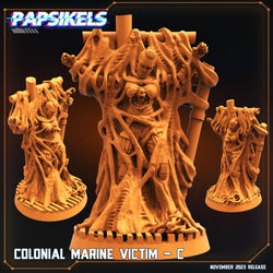 3D Printed Papsikels Colonial Marine Victim Set 28mm 32mm (Online Only)