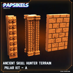 3D Printed Papsikels Cyberpunk Ancient Skull Hunter Modular Terrain - 28mm 32mm (Online Only)