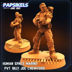 3D Printed Papsikels Cyberpunk Sci-Fi Fireteam Alkasid Set - 28mm 32mm (Online Only)