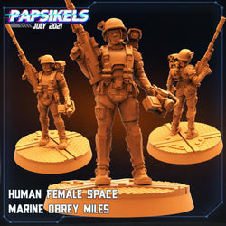 3D Printed Papsikels Cyberpunk Sci-Fi Fireteam Alkasid Set - 28mm 32mm (Online Only)