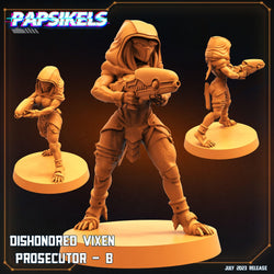 3D Printed Papsikels July 2023 - Xeno Wars Dishonored Vixen Persecutor Squad Set 28mm 32mm (Online Only)