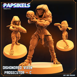 3D Printed Papsikels July 2023 - Xeno Wars Dishonored Vixen Persecutor Squad Set 28mm 32mm (Online Only)