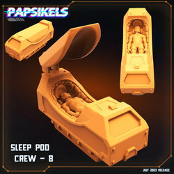 3D Printed Papsikels July 2023 - Xeno Wars Hybernating Station Set 28mm 32mm (Online Only)