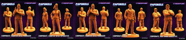 3D Printed Papsikels May 2023 Cyberpunk Corporate Counter Intel Set 28mm 32mm (Online Only)
