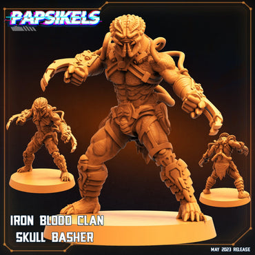3D Printed Papsikels May 2023 Scifi - Star Entrance - Into The Multi World Set Iron Blood Clan Skull Set 28mm 32mm (Online Only)