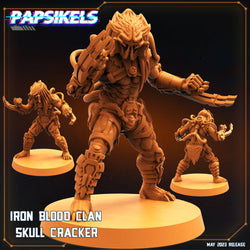 3D Printed Papsikels May 2023 Scifi - Star Entrance - Into The Multi World Set Iron Blood Clan Skull Set 28mm 32mm (Online Only)