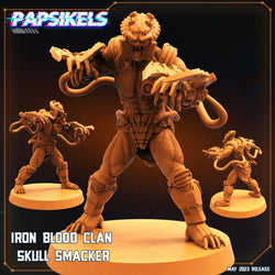 3D Printed Papsikels May 2023 Scifi - Star Entrance - Into The Multi World Set Iron Blood Clan Skull Set 28mm 32mm (Online Only)