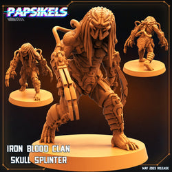 3D Printed Papsikels May 2023 Scifi - Star Entrance - Into The Multi World Set Iron Blood Clan Skull Set 28mm 32mm (Online Only)