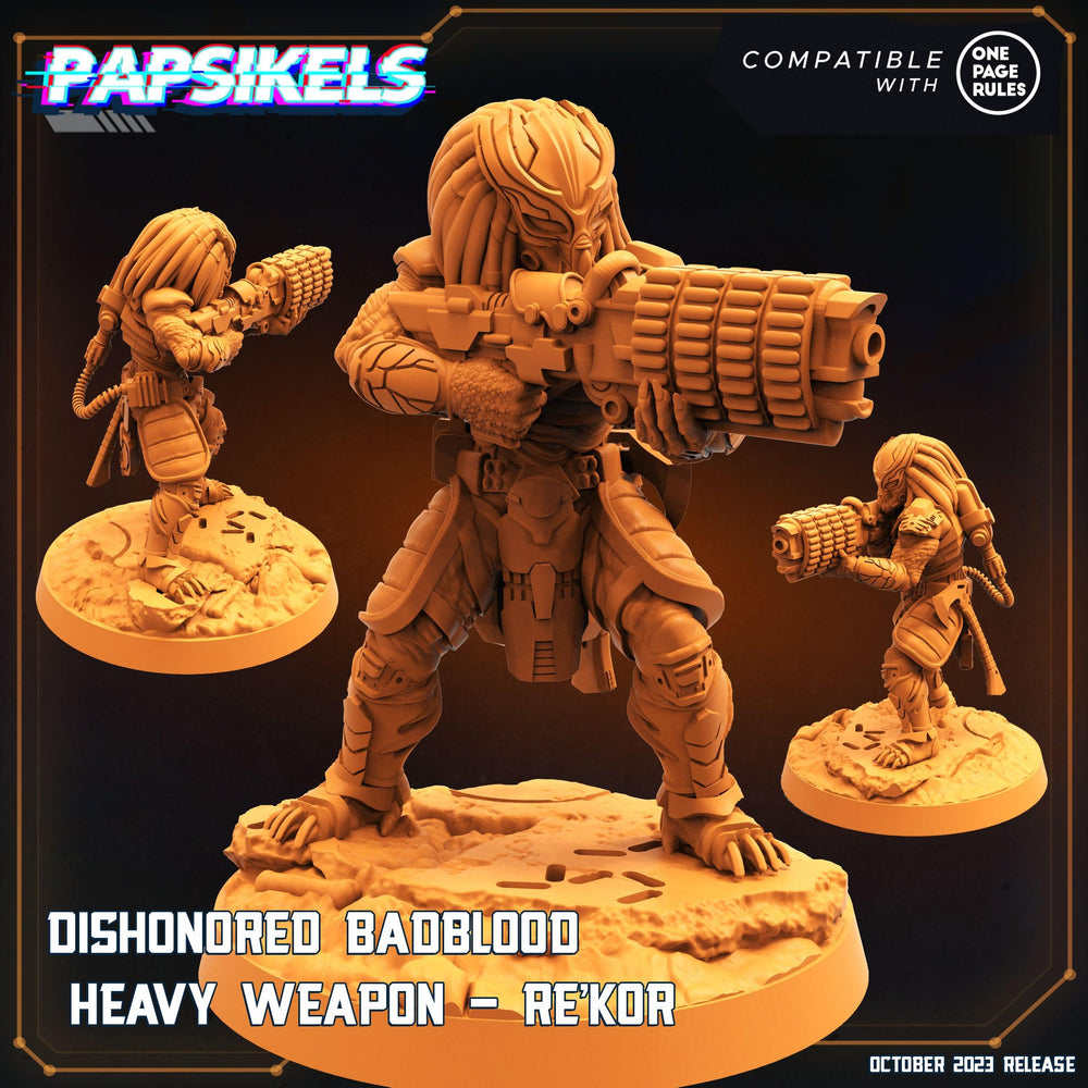 3D Printed Papsikels Rekor Dishonored Badblood Skullhunter Mastab 28mm 32mm (Online Only)