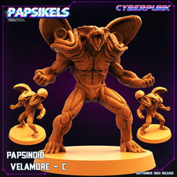 3D Printed Papsikels September 2023 Cyberpunk Papsinoid Baramot Set 28mm 32mm (Online Only)