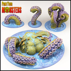 3D Printed Print your Monster Giant Monster Kraken 28 32mm D&D (Online Only)