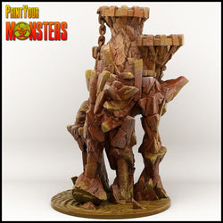 3D Printed Print your Monster Golem 28 32mm D&D (Online Only)