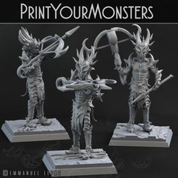 3D Printed Print Your Monsters Dark Elves Full Army Set 28mm - 32mm D&D Wargaming (Online Only)