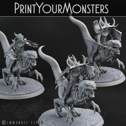 3D Printed Print Your Monsters Dark Elves Full Army Set 28mm - 32mm D&D Wargaming (Online Only)