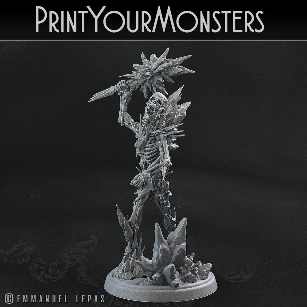3D Printed Print Your Monsters Frozen Skeletons The Wrath of Gloomrime Monsters Part I Set 28mm - 32mm D&D Wargaming (Online Only)