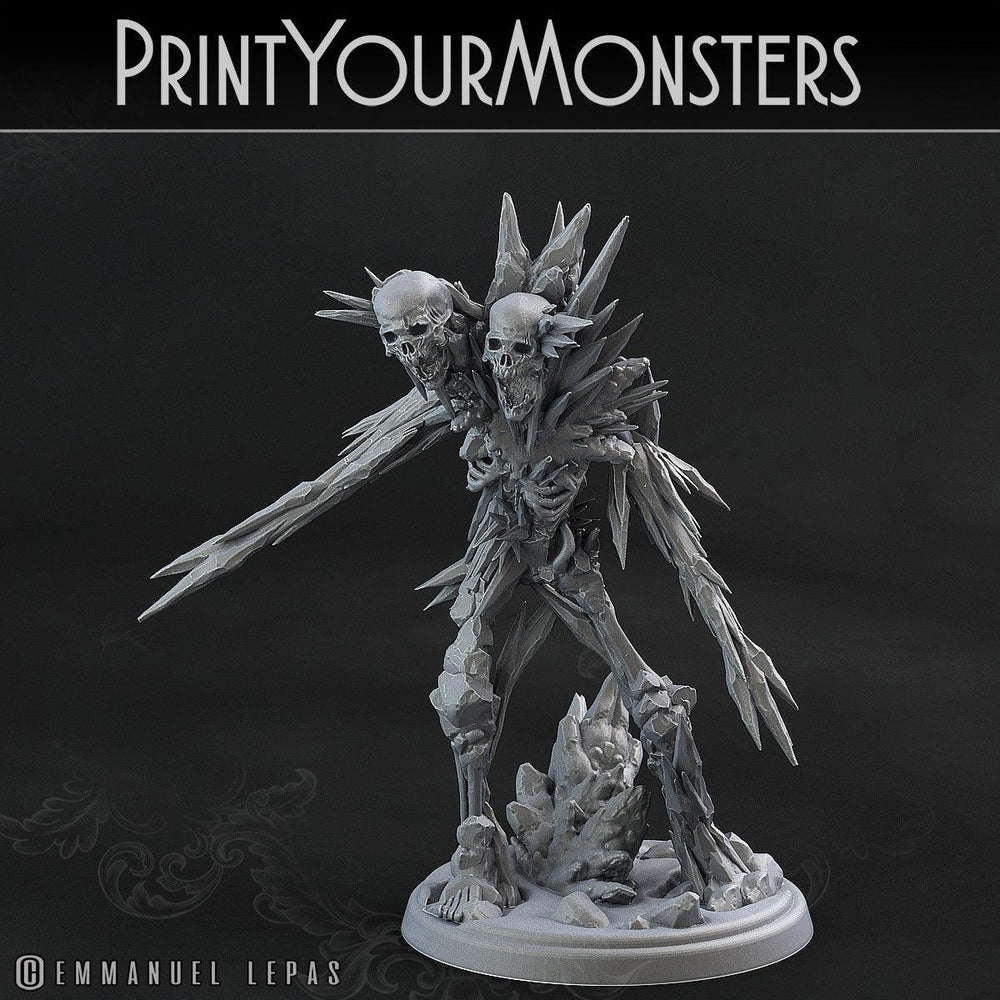 3D Printed Print Your Monsters Frozen Skeletons The Wrath of Gloomrime Monsters Part I Set 28mm - 32mm D&D Wargaming (Online Only)