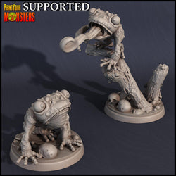 3D Printed Print Your Monsters Small Frog Set Swamp Invasion 28mm - 32mm D&D Wargaming (Online Only)
