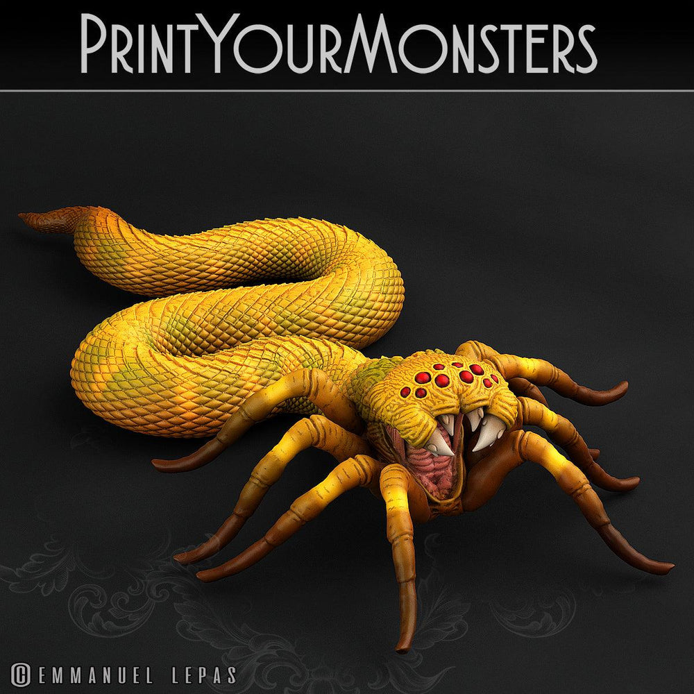 3D Printed Print Your Monsters Total Serpents Full Set 28mm - 32mm D&D Wargaming (Online Only)