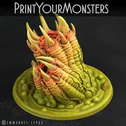 3D Printed Print Your Monsters Total Worms 2 Set 28mm - 32mm D&D Wargaming (Online Only)