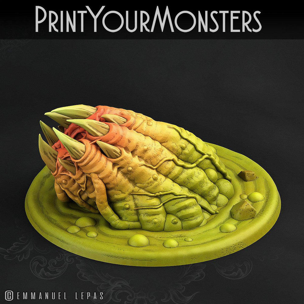3D Printed Print Your Monsters Total Worms 2 Set 28mm - 32mm D&D Wargaming (Online Only)