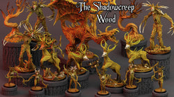 3D Printed Print Your Monsters Undead Treants The Shadowcreep Wood Set 28mm - 32mm D&D Wargaming (Online Only)