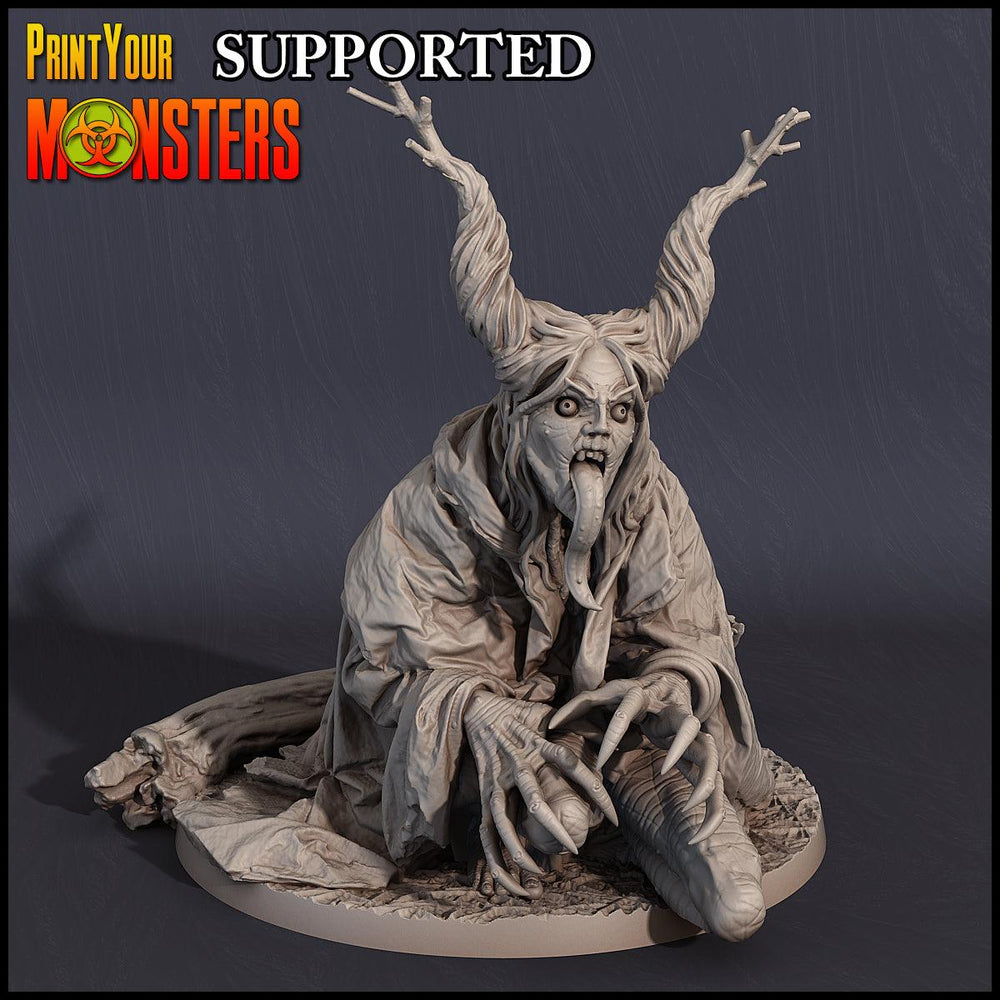 3D Printed Print Your Monsters Witches Pack Set 28mm - 32mm D&D Wargaming (Online Only)
