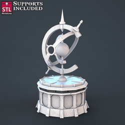 3D Printed STL Miniatures Astronomer Set 28mm - 32mm War Gaming D&D (Online Only)