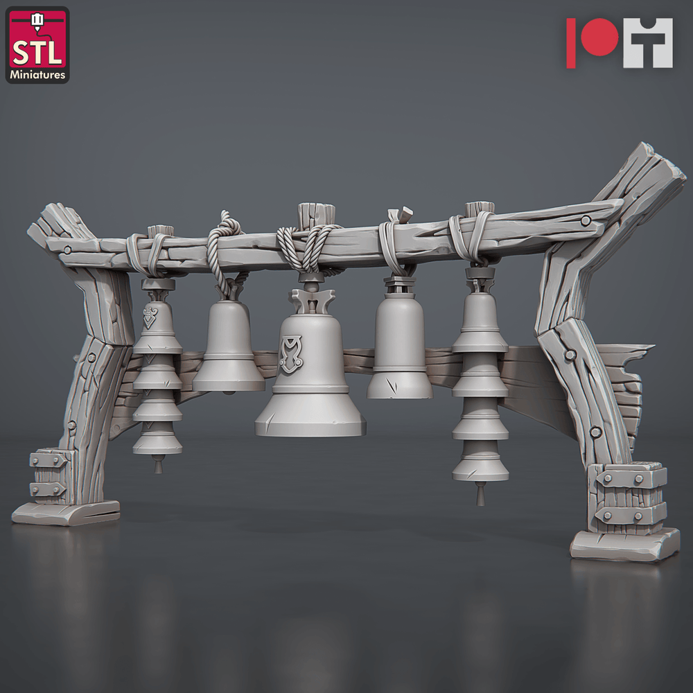 3D Printed STL Miniatures Bell Makers Set 28 - 32mm War Gaming D&D (Online Only)