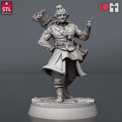 3D Printed STL Miniatures Bugbear Fabric Seller Set 28 - 32mm War Gaming D&D (Online Only)