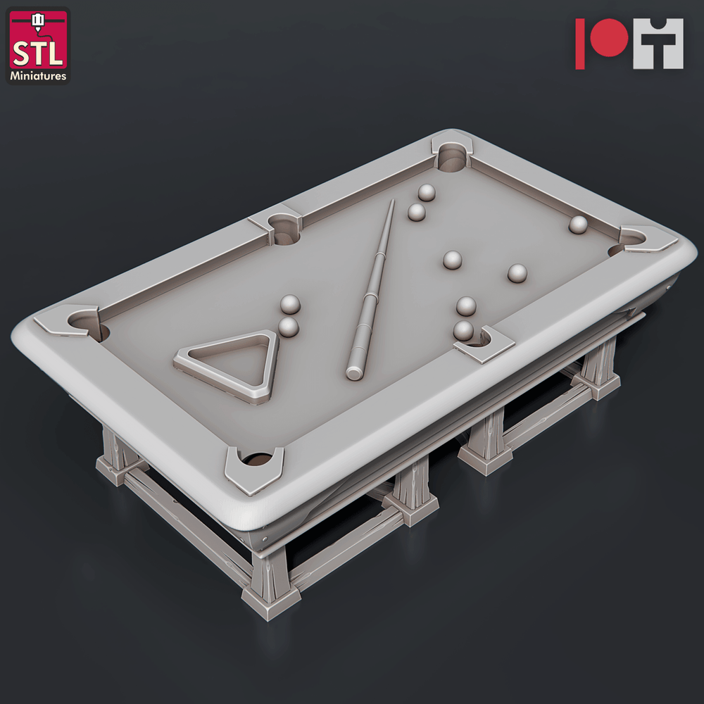 3D Printed STL Miniatures Casino 28 - 32mm War Gaming D&D (Online Only)