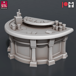 3D Printed STL Miniatures Casino 28 - 32mm War Gaming D&D (Online Only)