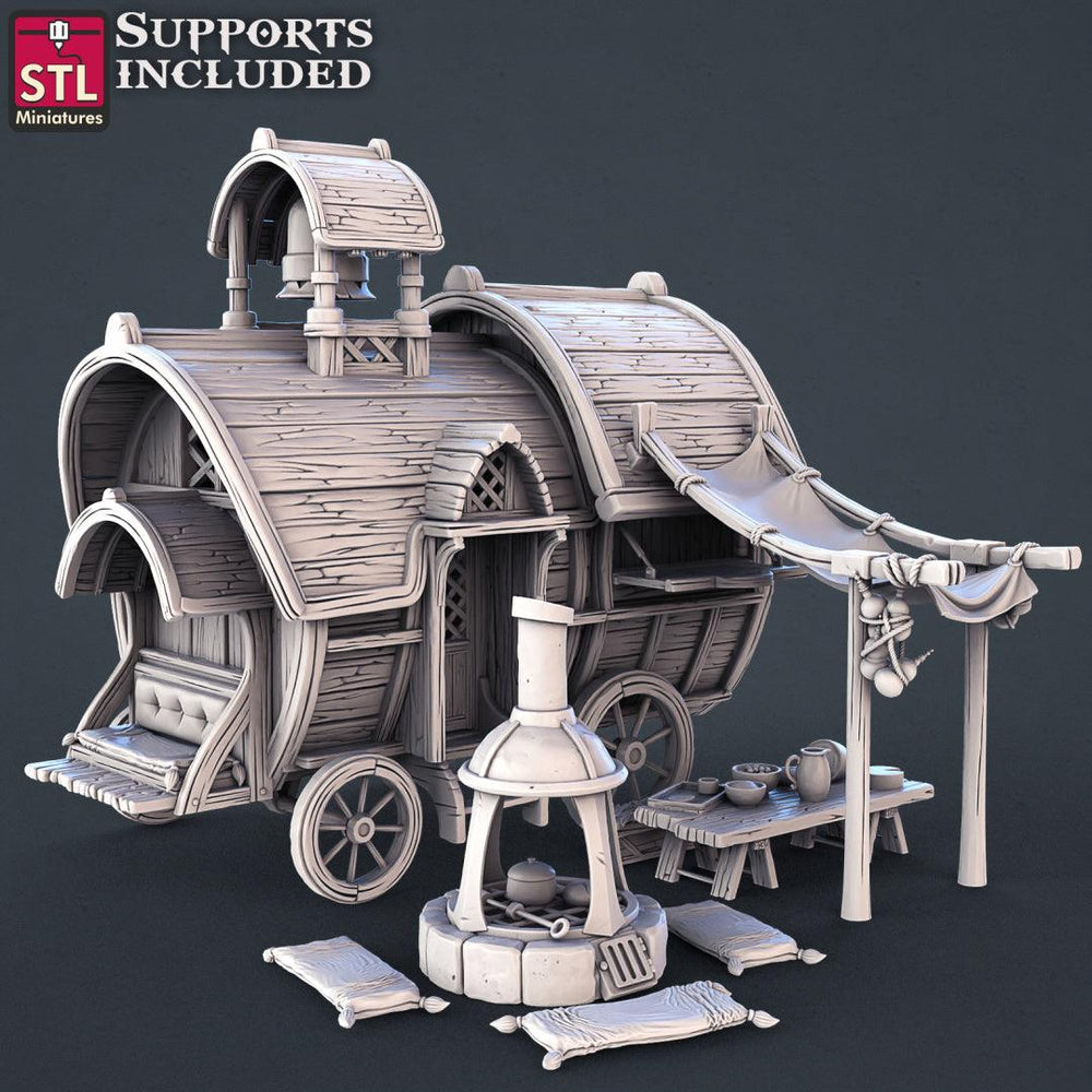 3D Printed STL Miniatures Genasi Set 28 - 32mm War Gaming D&D (Online Only)