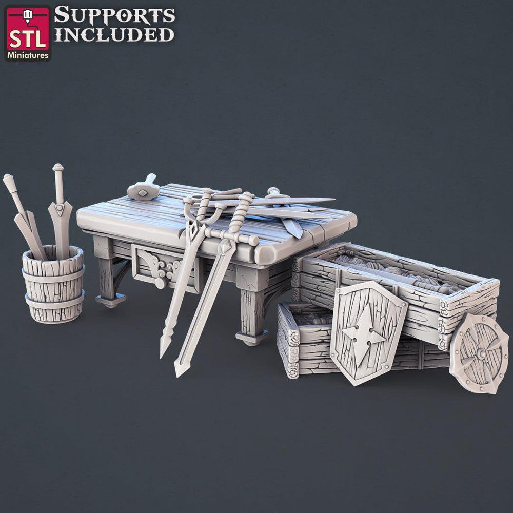 3D Printed STL Miniatures Genasi Set 28 - 32mm War Gaming D&D (Online Only)
