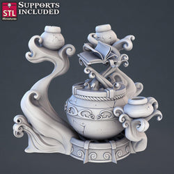 3D Printed STL Miniatures Genasi Set 28 - 32mm War Gaming D&D (Online Only)