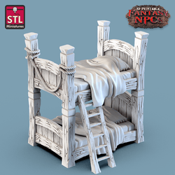 3D Printed STL Miniatures Lighthouse Keeper Set Fantasy NPC 28mm - 32mm War Gaming D&D (Online Only)