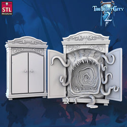 3D Printed STL Miniatures Mimics Set The Frost City 2 28 - 32mm War Gaming D&D (Online Only)