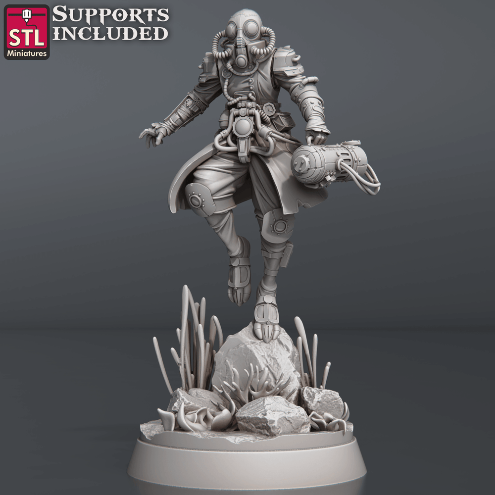 3D Printed STL Miniatures NeverDawn Dark Waters Set 28 - 32mm War Gaming D&D (Online Only)